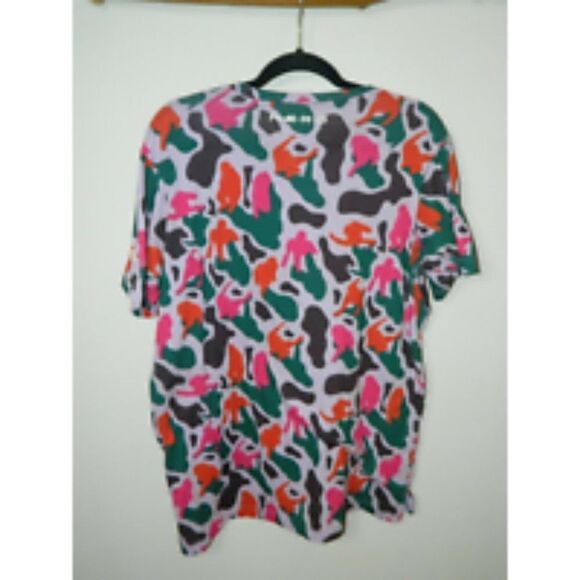 Adidas x N.E.R.D Pharrell Prime T-Shirt Multicolor Camo Mens Size Large - Picture 4 of 10